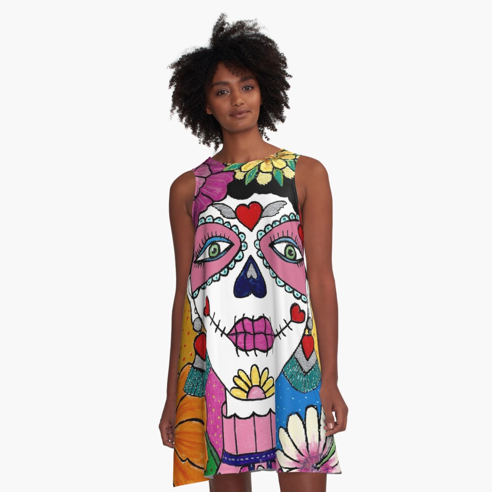Item preview, A-Line Dress designed and sold by FunkyAdicom.