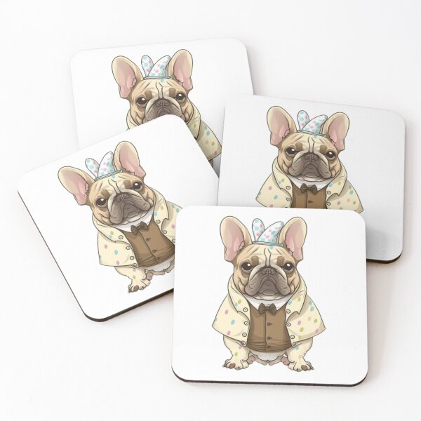 Item preview, Frenchie in an Easter Outfit French Bulldog designed and sold by PetsEnough.