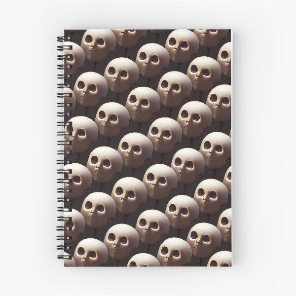Item preview, Creepy Skullheads Pattern designed and sold by KookyKaboodle.