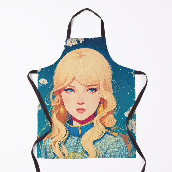 Item preview, Blonde Beauty and White Sakura Flowers designed and sold by FriskyLemur.