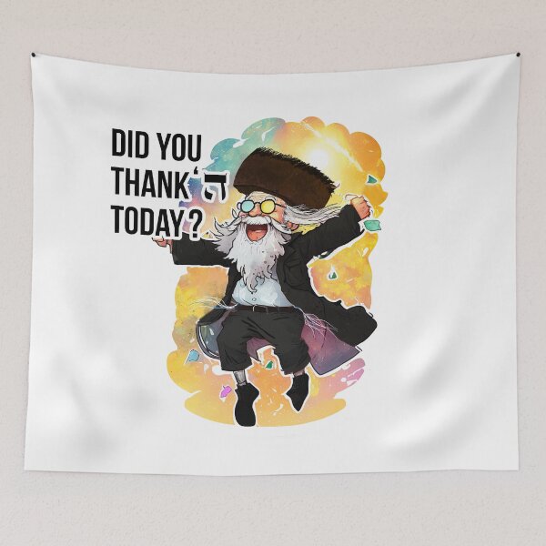 Item preview, Did You Thank Hashem Today? - Dancing Hassid designed and sold by Shmueli Bell.