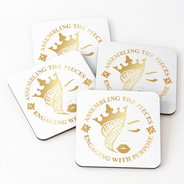 Item preview, Kingdom Daughters - Engaging With Purpose - Cross Puzzle Pieces designed and sold by 4wordsmovement.