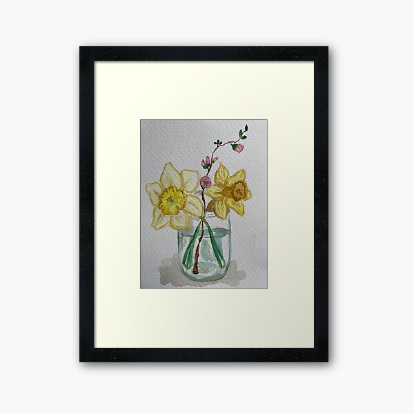 Spring Daffodils Framed Art Print