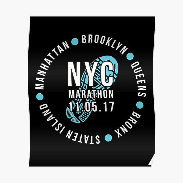 NYC New York City Marathon 2017 Poster