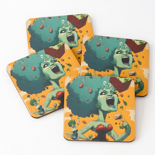 Item preview, "Broccolina" - a fierce and powerful broccoli woman! v2328 designed and sold by V-A-H.