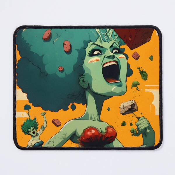 Item preview, "Broccolina" - a fierce and powerful broccoli woman! v2328 designed and sold by V-A-H.