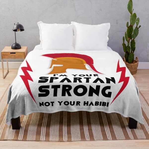 Item preview, IM YOUR SPARTAN STRONG NOT YOUR HABIBI designed and sold by Feather of art  ⭐⭐⭐⭐⭐.