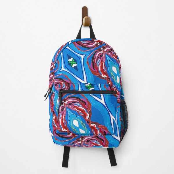 Item preview, Abstract Crab Pattern 7, Blue, Pink, Red, Green designed and sold by Joelle Burnette.