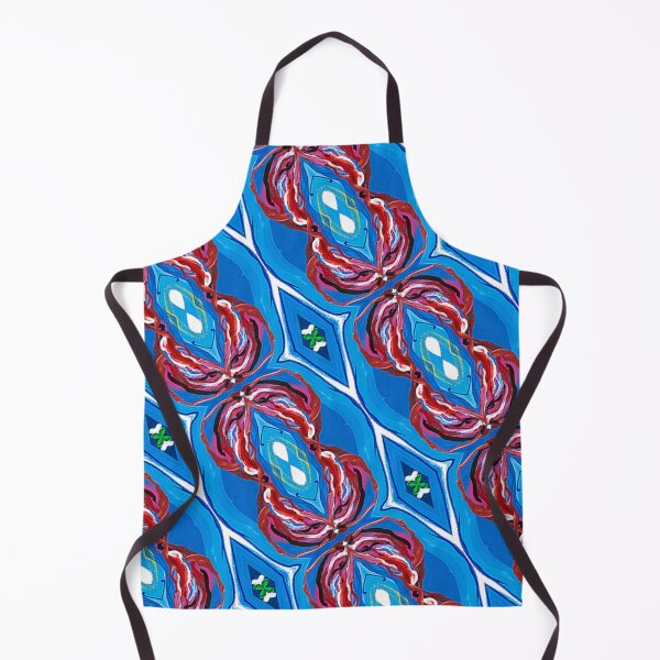 Item preview, Abstract Crab Pattern 7, Blue, Pink, Red, Green designed and sold by Joelle Burnette.
