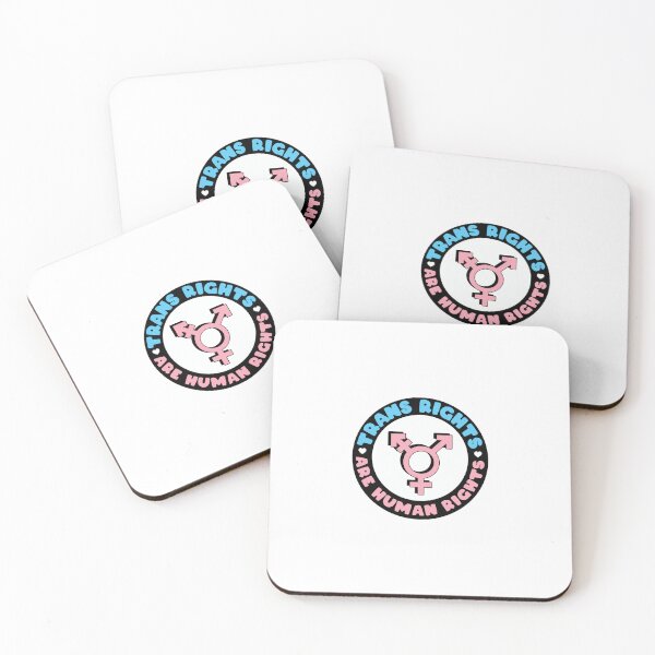 Item preview, Trans Rights are Human Rights - Badge Design - Pink  designed and sold by LaLunaWinters.