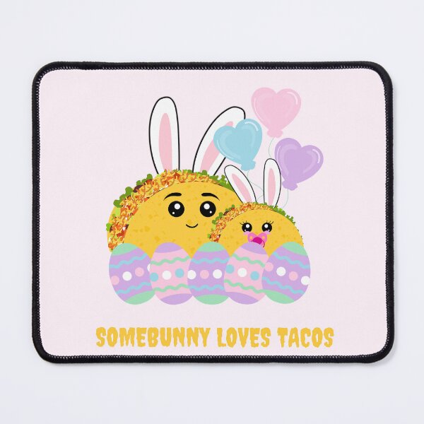 Item preview, Somebunny loves tacos - Cute Baby girl and Dad Easter tacos designed and sold by CuddlyPeas.