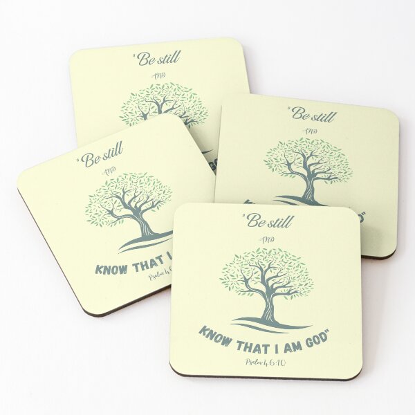 Item preview, Bible verse " Be Still.." - Psalm 46:10 designed and sold by All-About-Life.