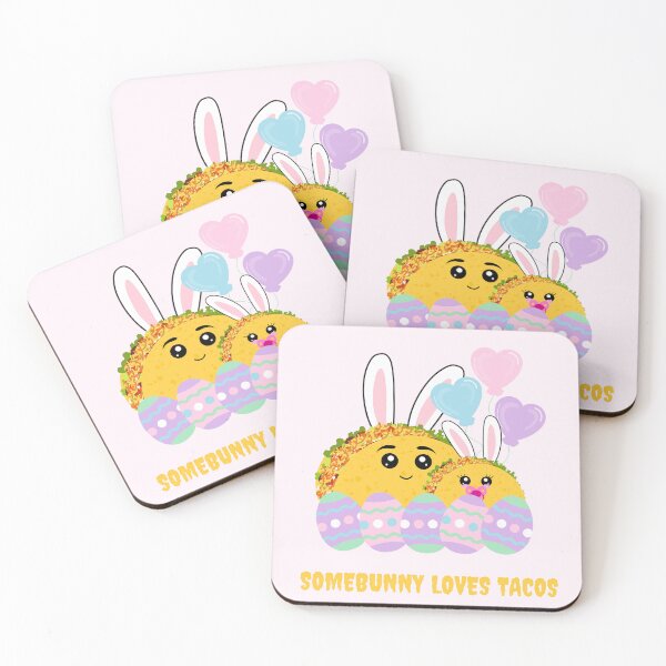 Item preview, Somebunny loves tacos - Cute Baby girl and Dad Easter tacos designed and sold by CuddlyPeas.