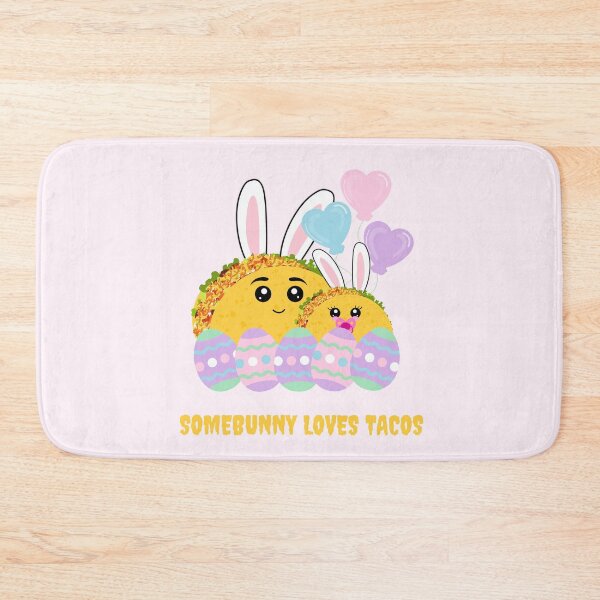 Item preview, Somebunny loves tacos - Cute Baby girl and Dad Easter tacos designed and sold by CuddlyPeas.