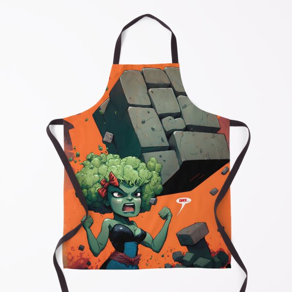 Item preview, "Broccolina" - a fierce and powerful broccoli woman! v2331 designed and sold by V-A-H.