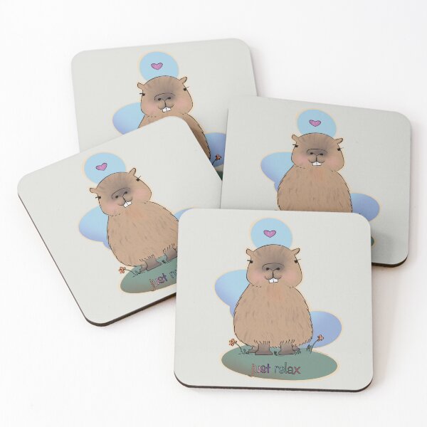 Item preview, Capybara Just Relax designed and sold by Art-by-Denise.