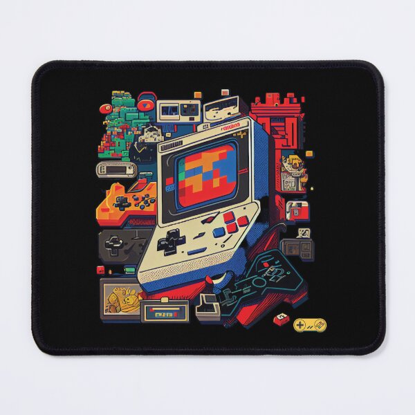 Item preview, 90s Gaming Frenzy Pixel Art Graphics - Classic Video Game Characters designed and sold by delohill.