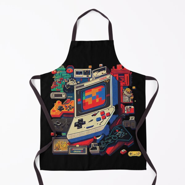 Item preview, 90s Gaming Frenzy Pixel Art Graphics - Classic Video Game Characters designed and sold by delohill.