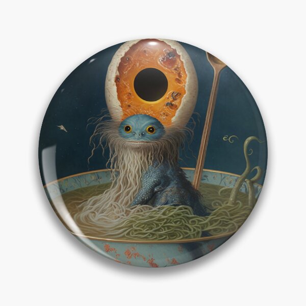 Artikelvorschau, Bosch inspiriertes psychedelisches Ramen-Poster entworfen und verkauft von dragonfruit-art.