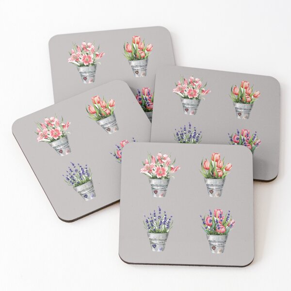 Item preview, Watercolor flowers set 2 designed and sold by neteor.