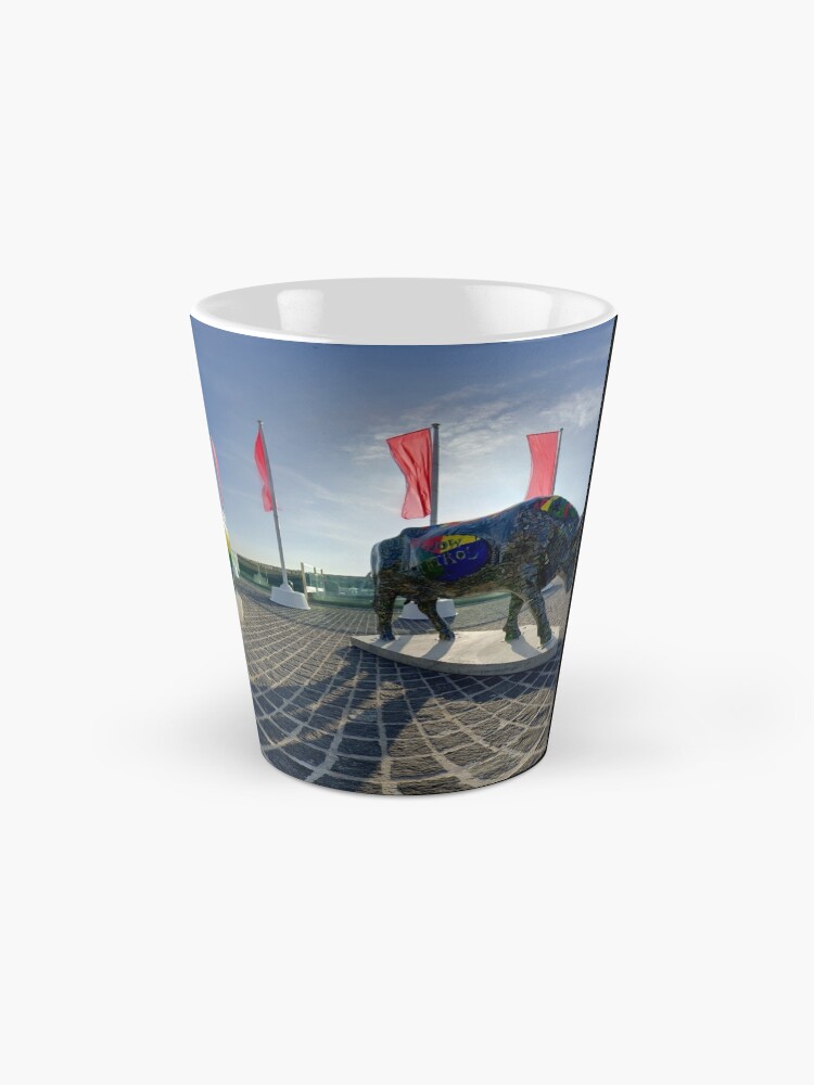Alternate view of Two Cows on Parade, lower - Ebrington Square, Derry Mug