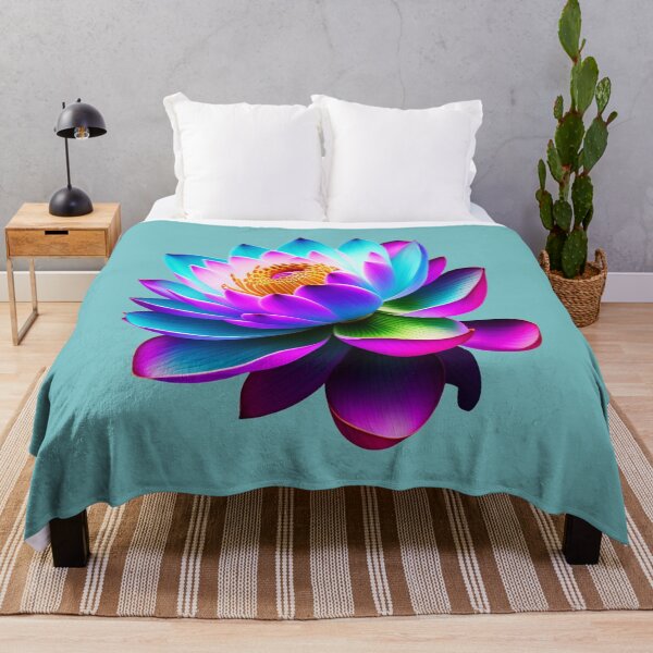 Item preview, Serene Lotus Blossom: una armonía de rosa y azul designed and sold by Athena Milonas.