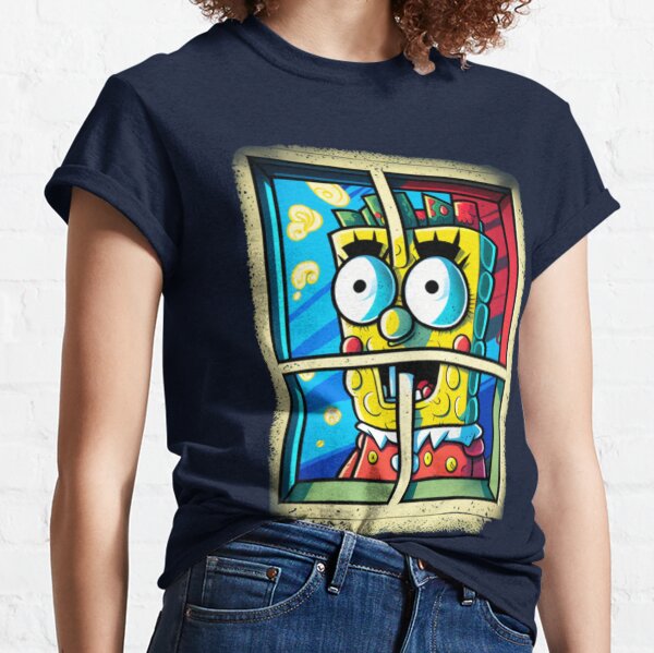 Vista previa del artículo con la obra «ventana de bob esponja», diseñado y vendido por AllYouNeed99.