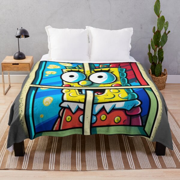 Vista previa del artículo con la obra «ventana de bob esponja», diseñado y vendido por AllYouNeed99.