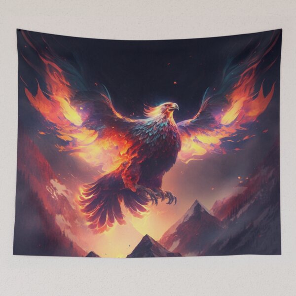 Item preview, Fiery Phoenix designed and sold by Healio2.