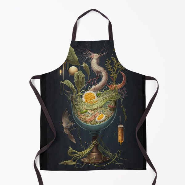 Aperçu de l'œuvre Ramen psychédélique inspiré de Bosch Poster créée et vendue par dragonfruit-art.