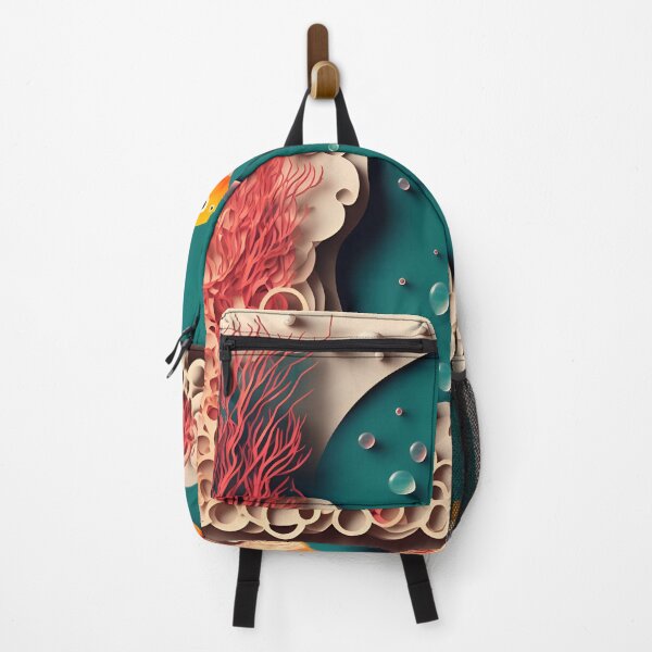 Item preview, Coral Reef Bubbles in Paper art style designed and sold by FormFinder.