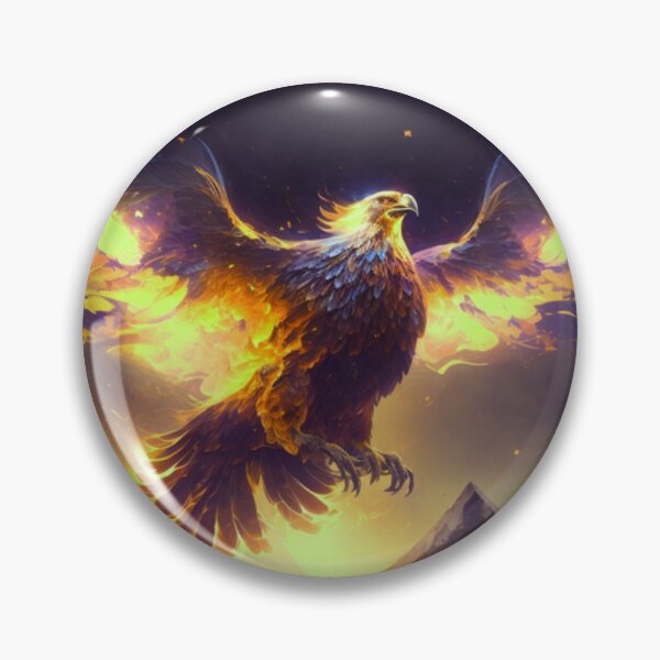 Item preview, Gold Fiery Phoenix designed and sold by Healio2.
