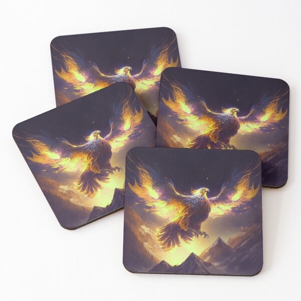 Item preview, Gold Fiery Phoenix designed and sold by Healio2.