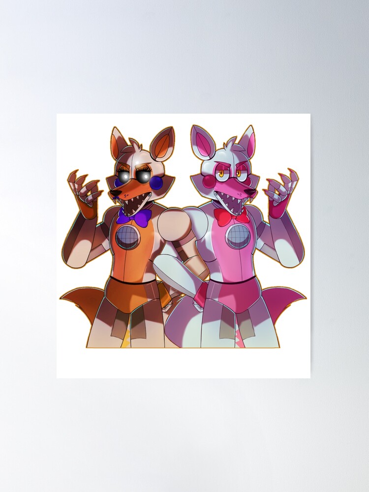 funtime foxy and lolbit (my art) : r/fivenightsatfreddys