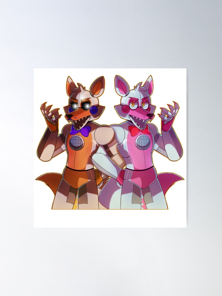 Funtime Foxy And Lolbit - online puzzle