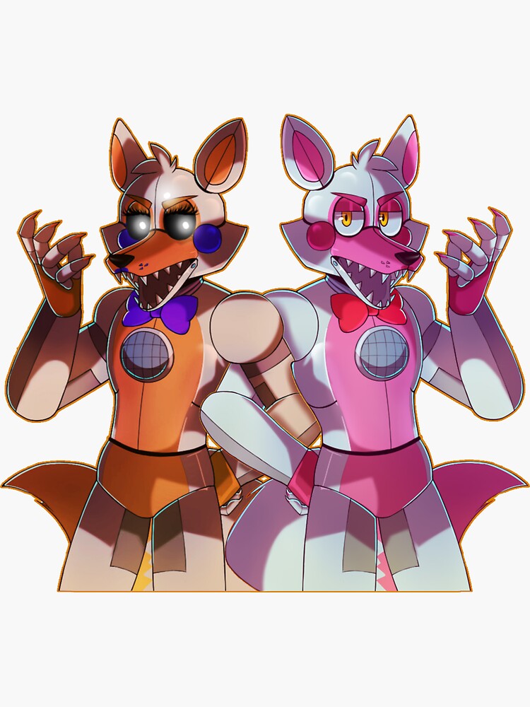 Lolbit FANART REACT with Funtime Foxy 