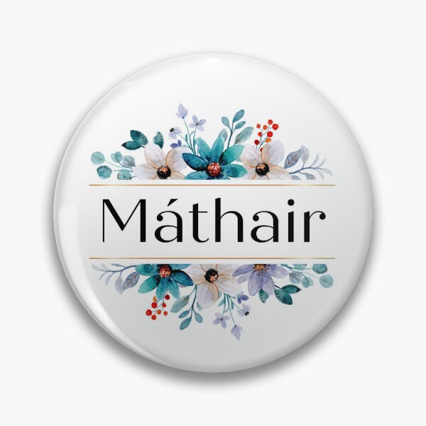 Item preview, Máthair Mothers Day Gaeilge Irish with Blue Flowers  designed and sold by Irishprints.