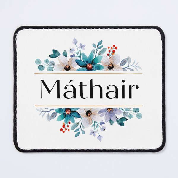 Item preview, Máthair Mothers Day Gaeilge Irish with Blue Flowers  designed and sold by Irishprints.