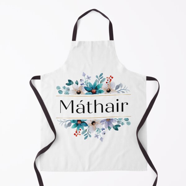 Item preview, Máthair Mothers Day Gaeilge Irish with Blue Flowers designed and sold by Irishprints.