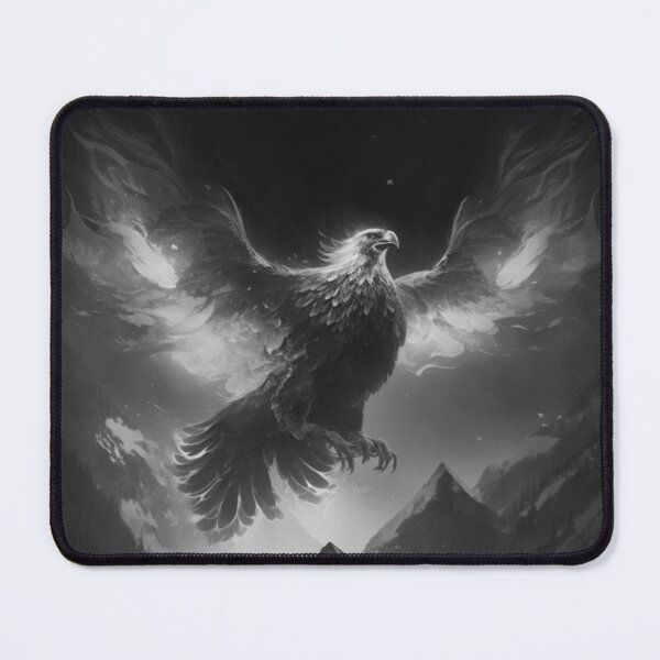 Item preview, Grayscale Fiery Phoenix designed and sold by Healio2.