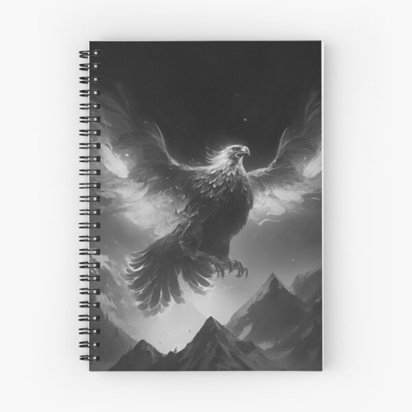 Item preview, Grayscale Fiery Phoenix designed and sold by Healio2.
