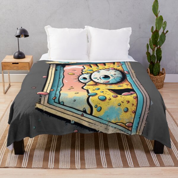 Vista previa del artículo con la obra «ventana de bob esponja», diseñado y vendido por AllYouNeed99.