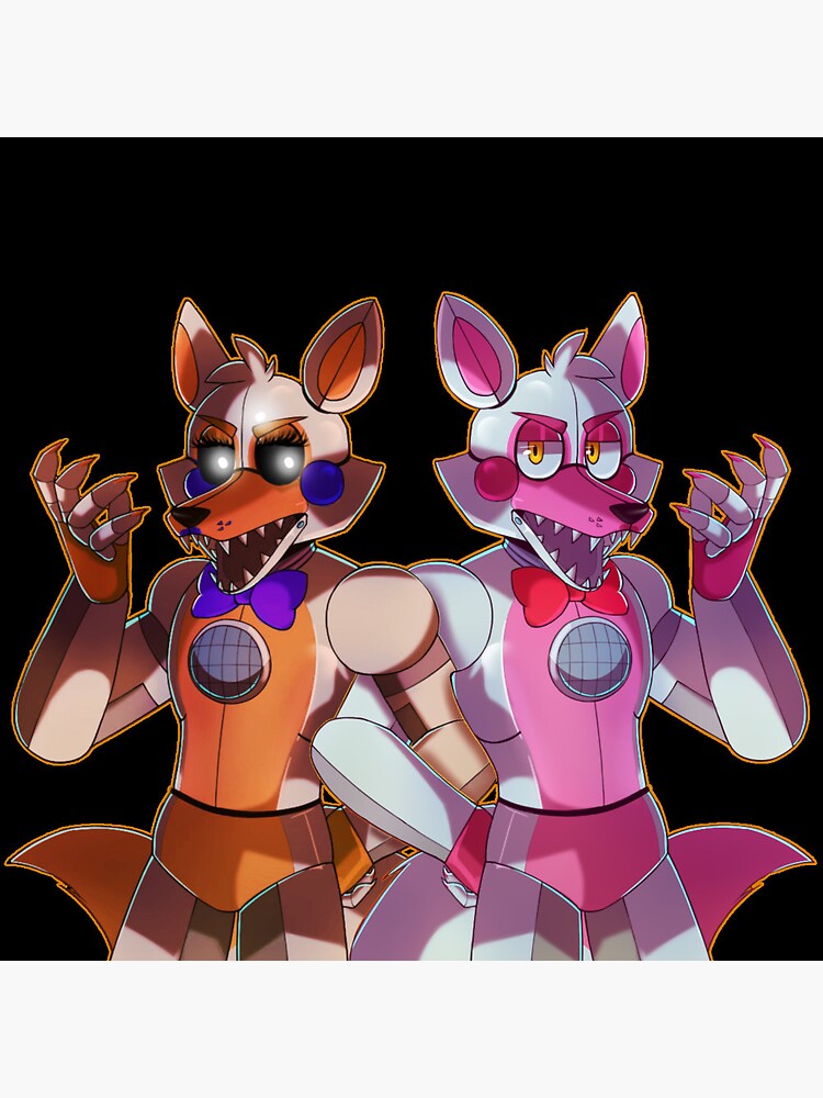 Funtime Foxy and Lolbit Pin for Sale by Toribit