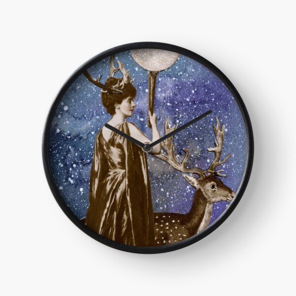 Winter Solstice Moon Goddess Clock