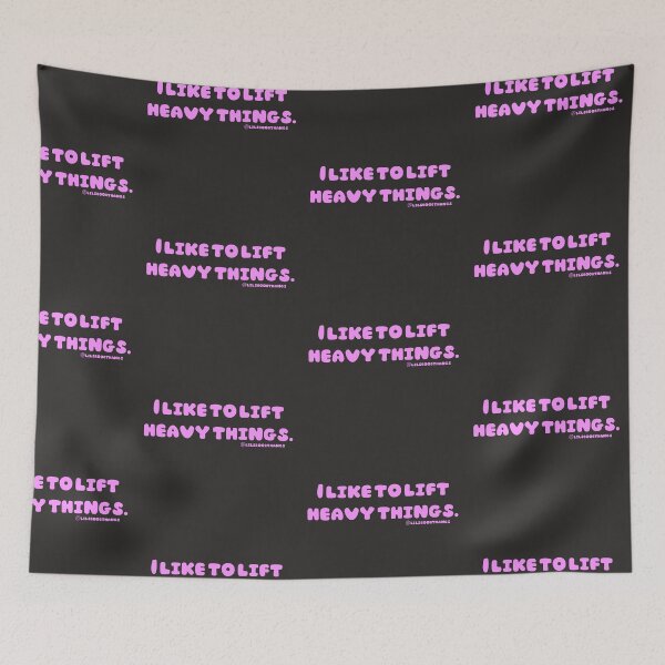 Item preview, I like to lift heavy things, v3a, front | @lilsboobthangs designed and sold by lilsboobthangs.
