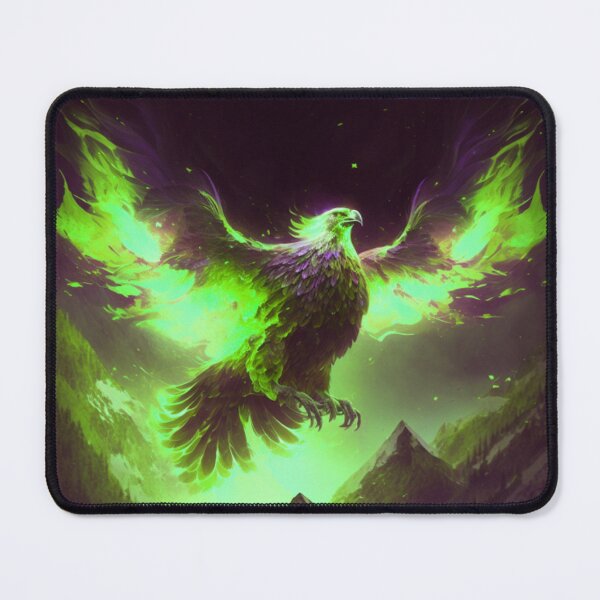 Item preview, Green Fiery Phoenix designed and sold by Healio2.