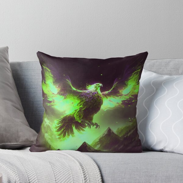 Item preview, Green Fiery Phoenix designed and sold by Healio2.