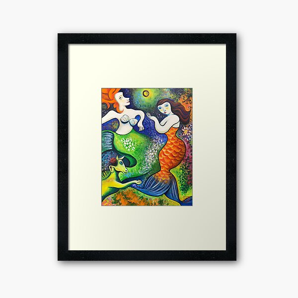 Item preview, Chagall Mermaids designed and sold by DARWIN STEAD.