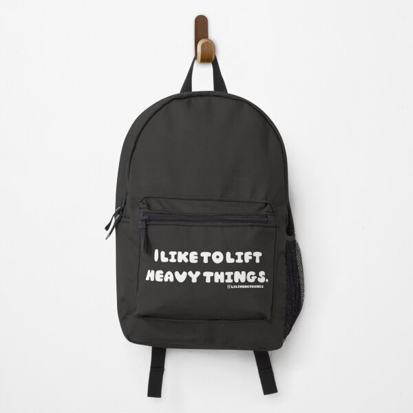 Item preview, I like to lift heavy things, v2a, front | @lilsboobthangs designed and sold by lilsboobthangs.