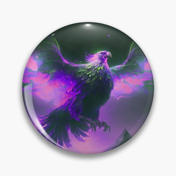 Item preview, Purple Fiery Phoenix designed and sold by Healio2.